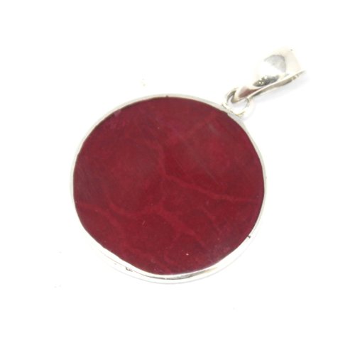 (image for) Tree of Life Silver Pendant 22mm - Coral Effect