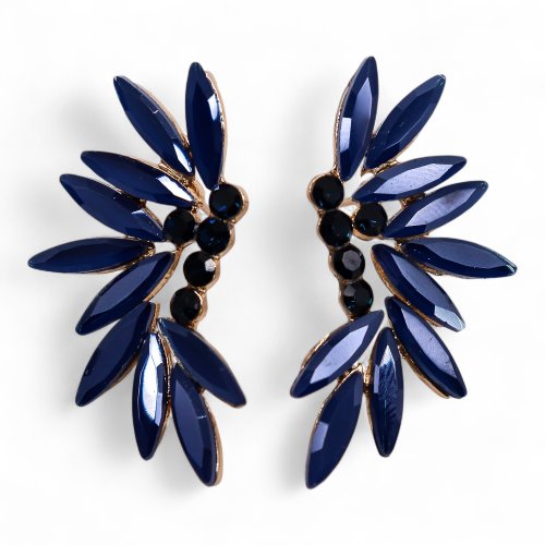 (image for) Royal Blue - Vintage Glass - Faries - Earrings