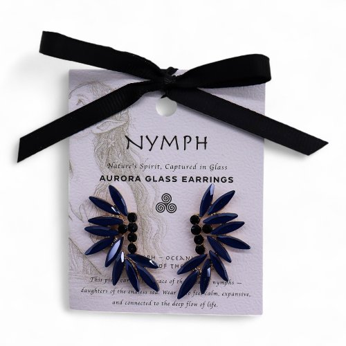 (image for) Royal Blue - Vintage Glass - Faries - Earrings