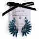 (image for) Teal Green - Vintage Glass - Angel Wings - Earrings