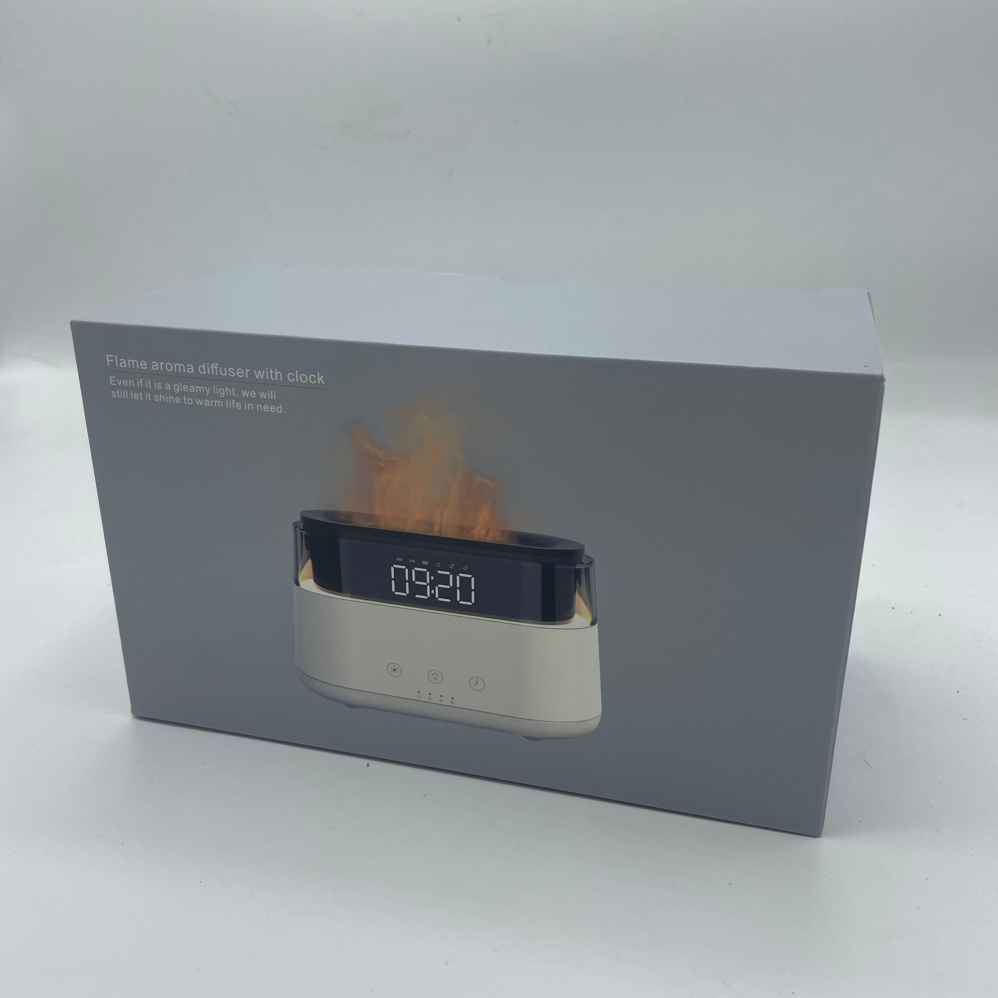 Himalayan Salt  Aroma Diffuser - Night Light - USB-C - Flame Effect ( salt included)