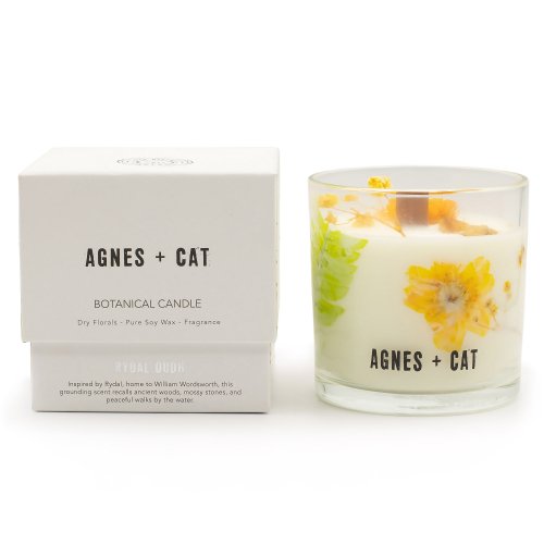 (image for) Agnes + Cat Botanical Soy Wax Candle - Rydal Oudh