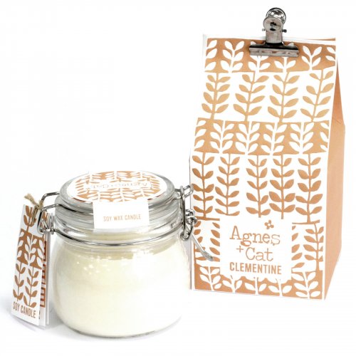 (image for) Agnes + Cat Kilner Jar Candle - Clementine