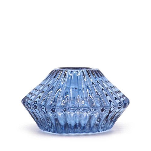 (image for) Flower Flip Dinner Candle / Tealight Holder - Royal Blue