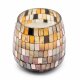(image for) Medium Glass Jar Candles - Amber Mosaic