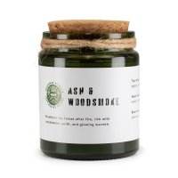 (image for) Greenman Woodwick Soy Candle - Ash & Woodsmoke