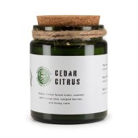(image for) Greenman Woodwick Soy Candle - Cedar Citrus