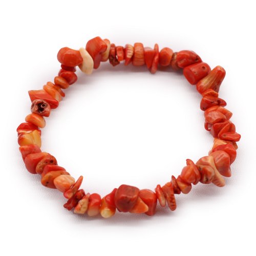 (image for) Chipstone Bracelet - Orange Jasper Stone