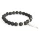(image for) Angel Wing / Black Agate - Gemstone Bracelet