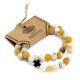 (image for) Set of 2 Gemstones Friendship Bracelets - Loyalty - Amazonite & Yellow Jasper