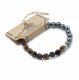 (image for) Faceted Gemstone Bracelet - Magnetic Tiger Eye