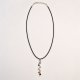 (image for) Indian Devotional Pendant - Silver Plated (45cm Cord)- Snake Chakra