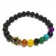 (image for) Lava Stone Bracelet - Hamsa Chakra