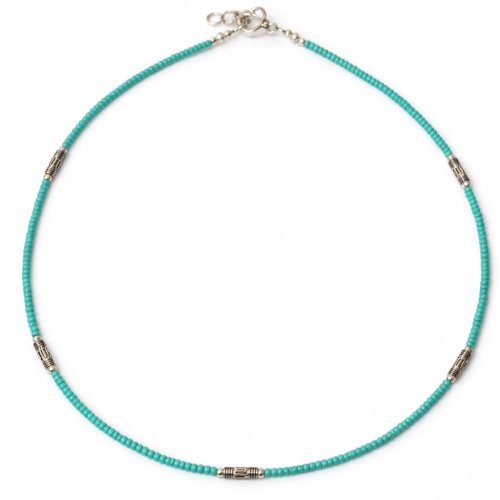 (image for) Nepalese Extra Fine Gem Necklace - Turquoise & Teardrop