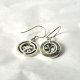 (image for) Shell & Silver Earrings - Frangipani - Abalone
