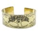 (image for) Brass Tibetan Mantra Bracelet - Tree of Life
