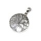 (image for) Tree of Life Silver Pendant 22mm - Mother of Pearl