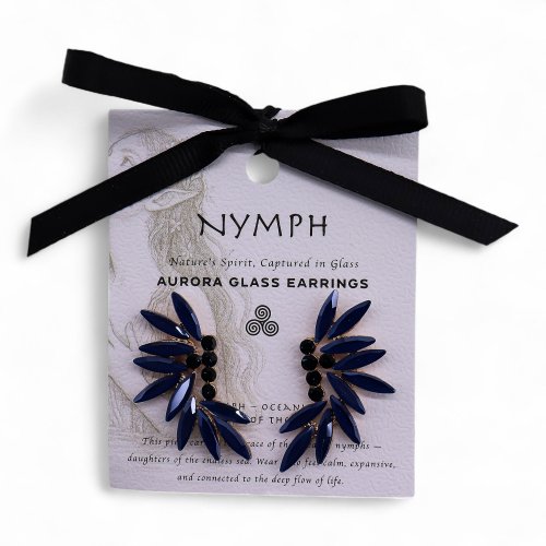 (image for) Royal Blue - Vintage Glass - Faries - Earrings